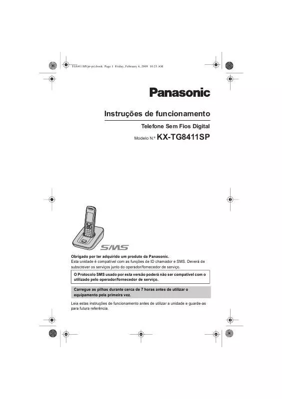 Mode d'emploi PANASONIC KX-TG8411SP