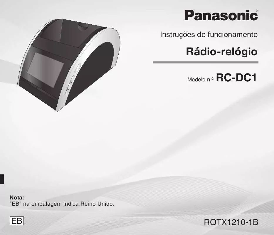 Mode d'emploi PANASONIC RC-DC1