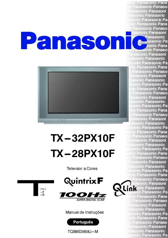 Mode d'emploi PANASONIC TX-32PX10F
