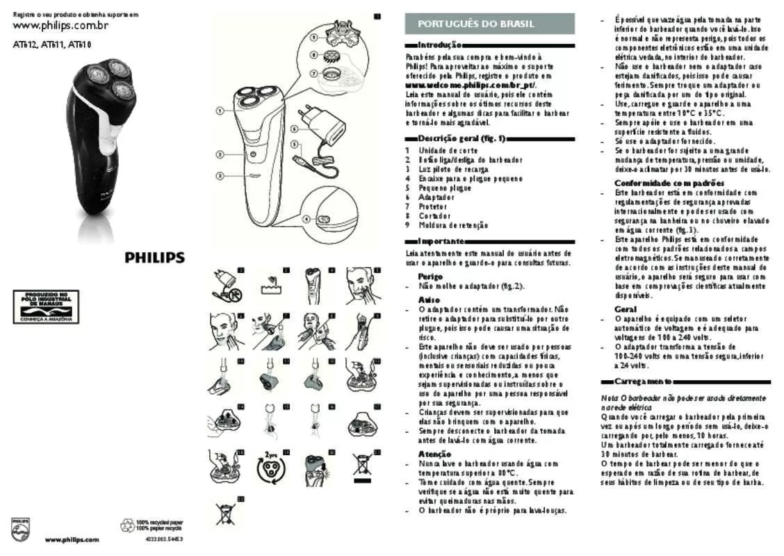 Mode d'emploi PHILIPS AT612/16