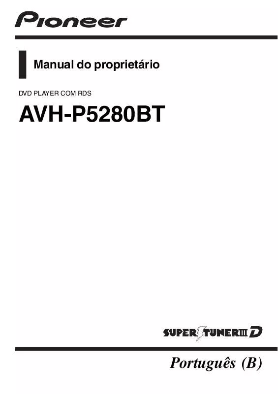 Mode d'emploi PIONEER AVH-P5280BT