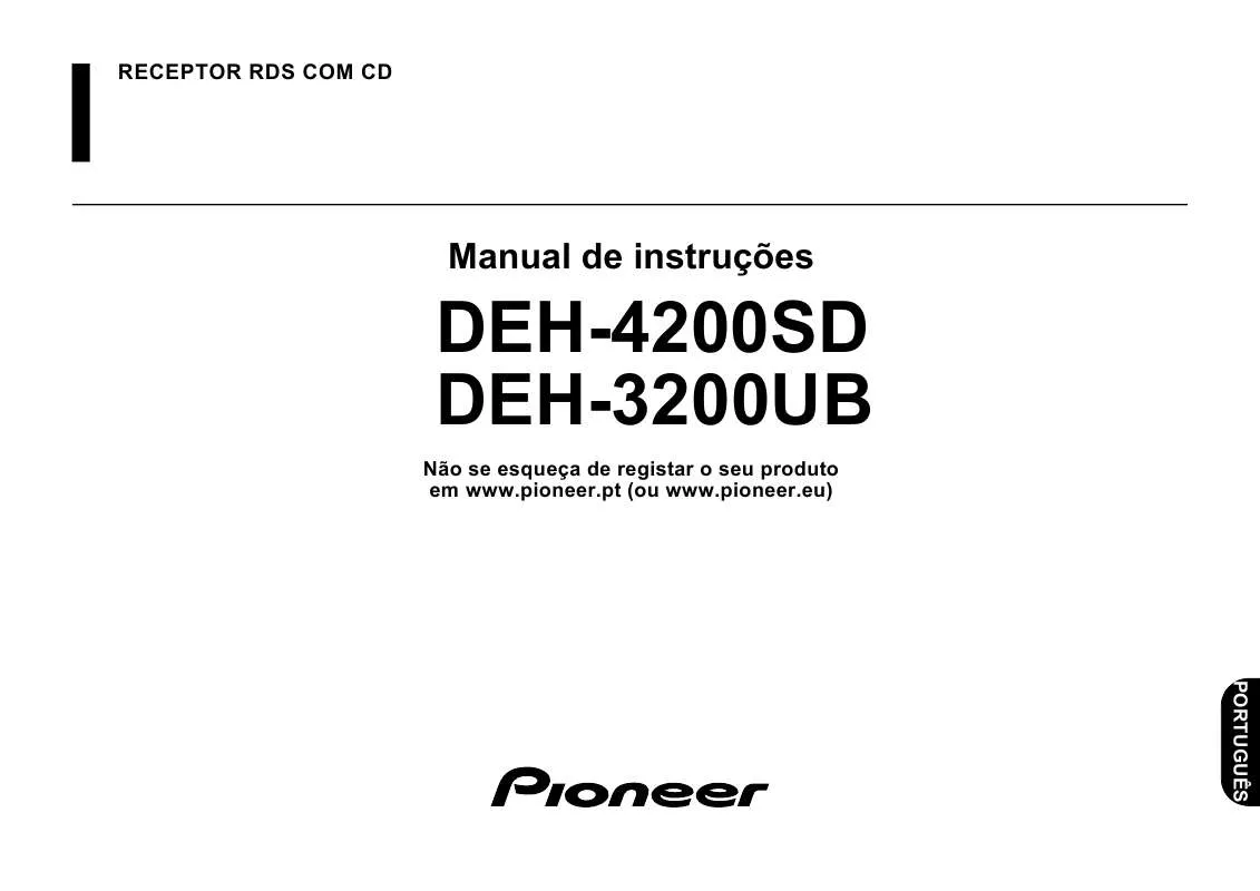Mode d'emploi PIONEER DEH-3200UB