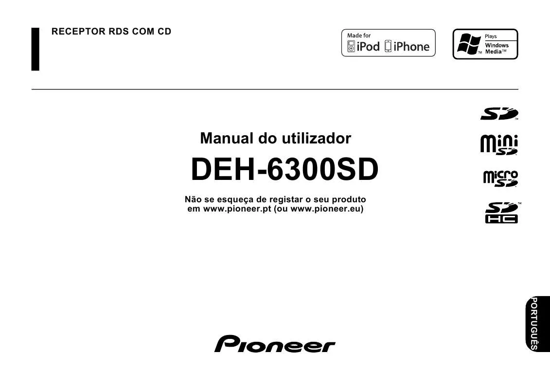 Mode d'emploi PIONEER DEH-6300SD