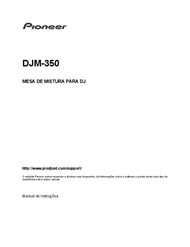 Mode d'emploi PIONEER DJM-350