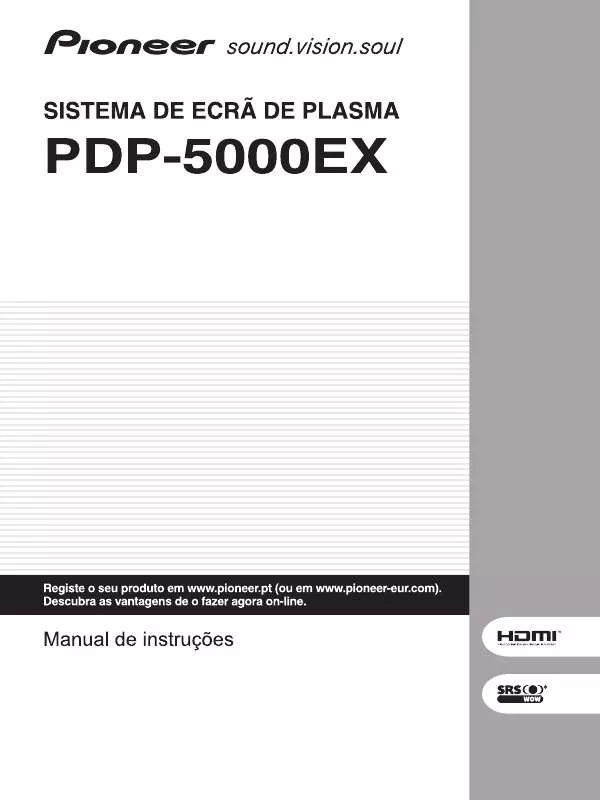 Mode d'emploi PIONEER PDP-5000EX