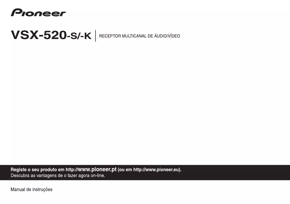 Mode d'emploi PIONEER VSX-520-K