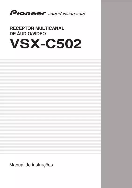 Mode d'emploi PIONEER VSX-C502