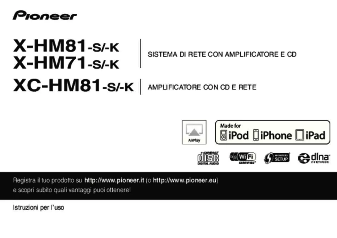 Mode d'emploi PIONEER X-HM71-K