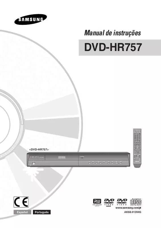 Mode d'emploi SAMSUNG DVD-HR757