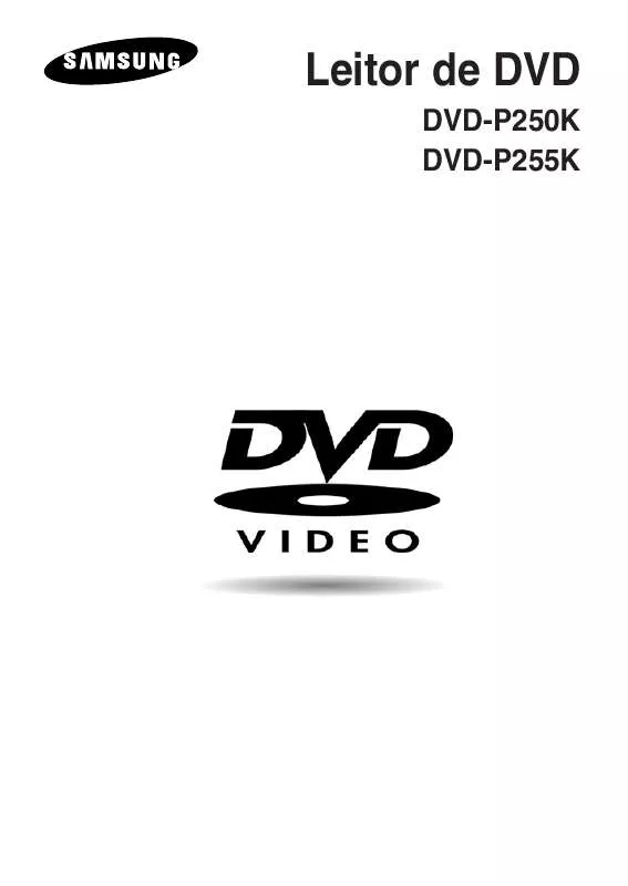 Mode d'emploi SAMSUNG DVD-P255K