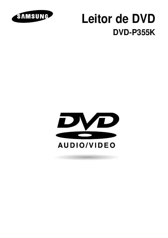 Mode d'emploi SAMSUNG DVD-P355K