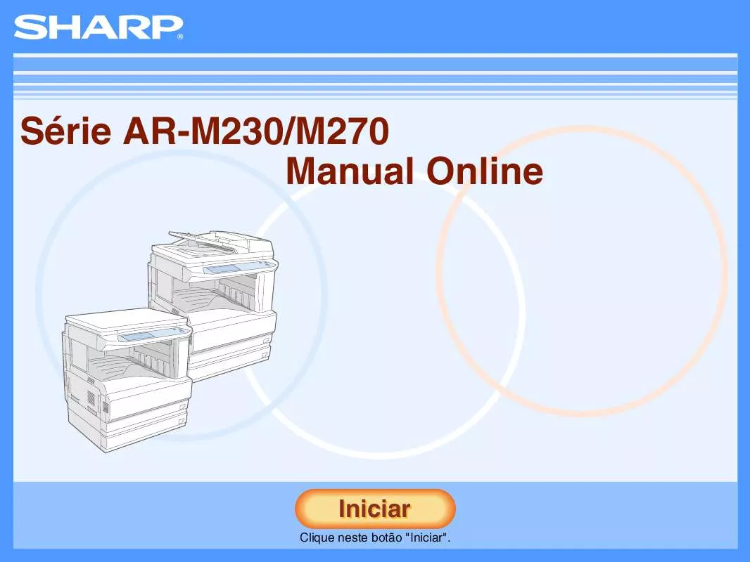 Mode d'emploi SHARP AR-M270