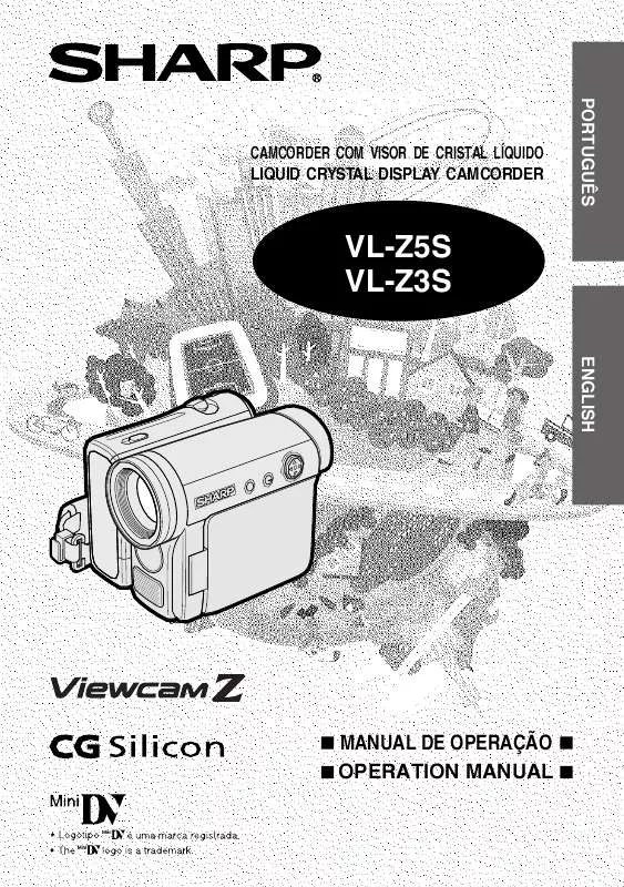 Mode d'emploi SHARP VL-Z5S VL-Z3S