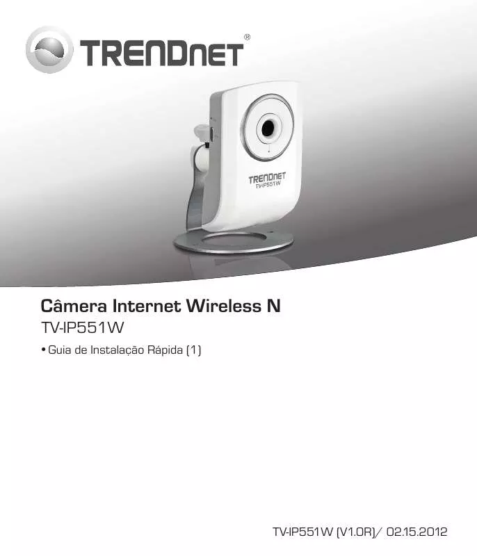 Mode d'emploi TRENDNET TV-IP551W