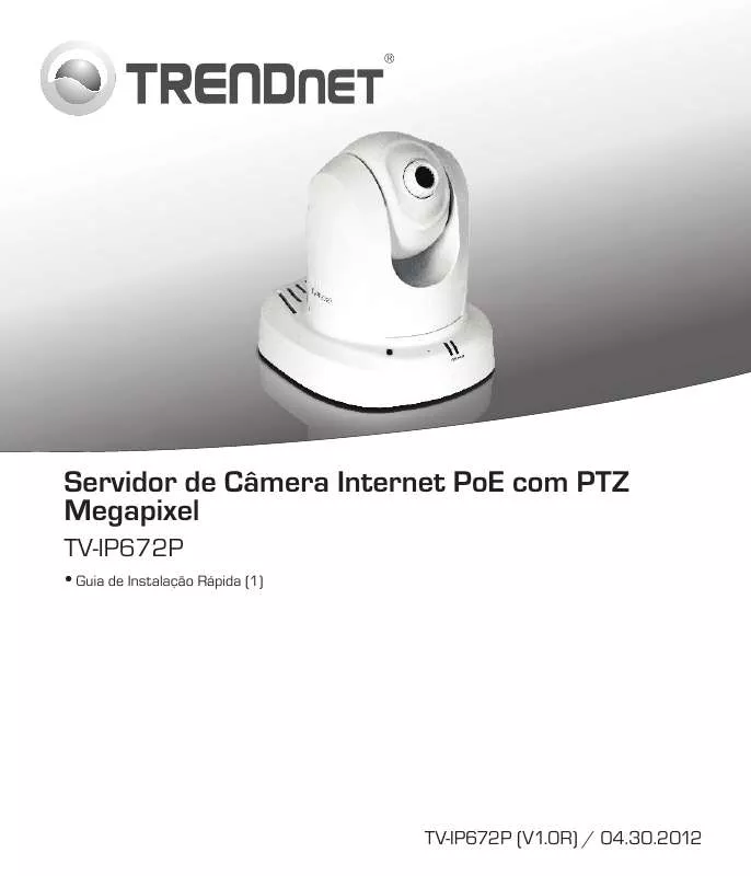 Mode d'emploi TRENDNET TV-IP672P