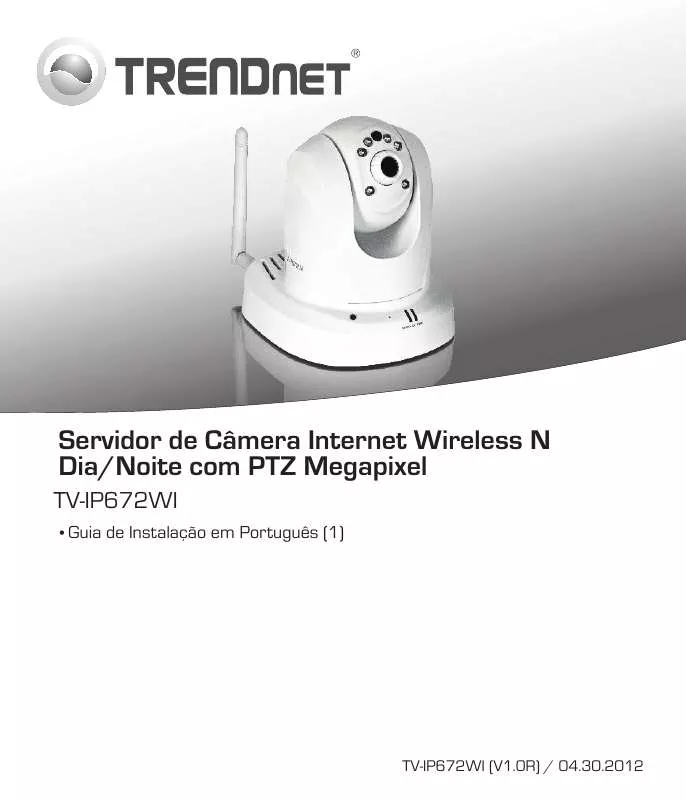 Mode d'emploi TRENDNET TV-IP672WI