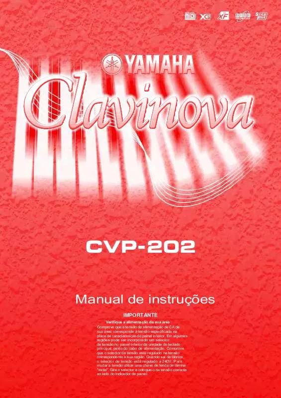 Mode d'emploi YAMAHA CVP-202