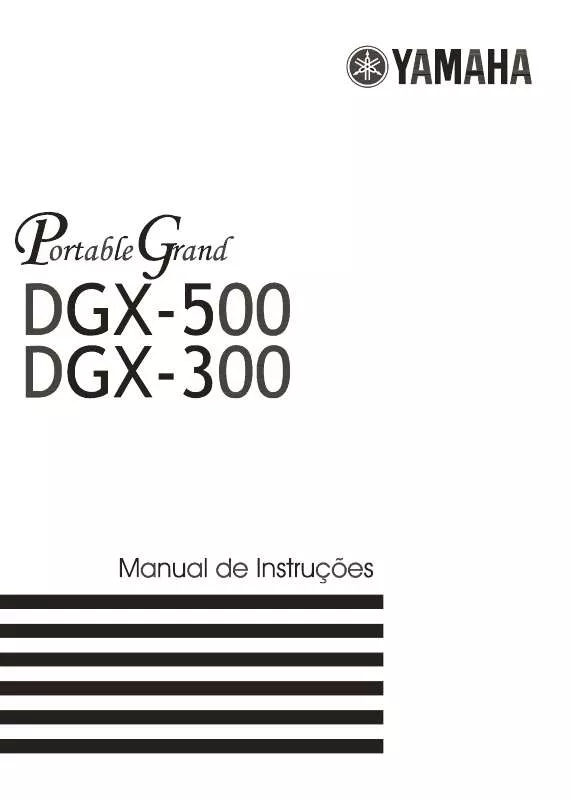 Mode d'emploi YAMAHA DGX-500-300