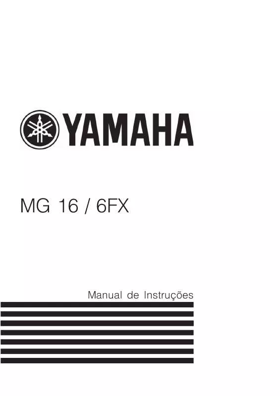 Mode d'emploi YAMAHA MG16-6FX