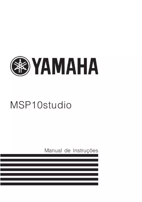 Mode d'emploi YAMAHA MSP10STUDIO