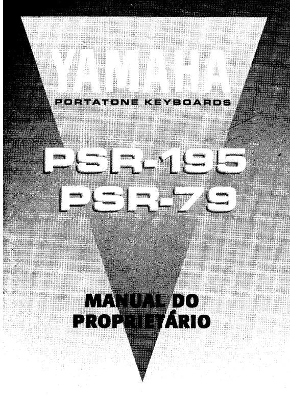 Mode d'emploi YAMAHA PSR-195-PSR-79