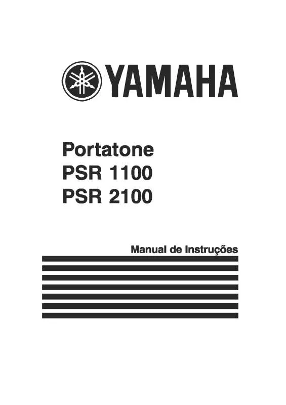 Mode d'emploi YAMAHA PSR-2100/PSR-1100
