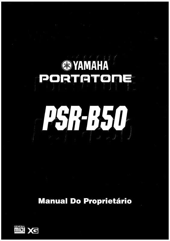 Mode d'emploi YAMAHA PSR-B50