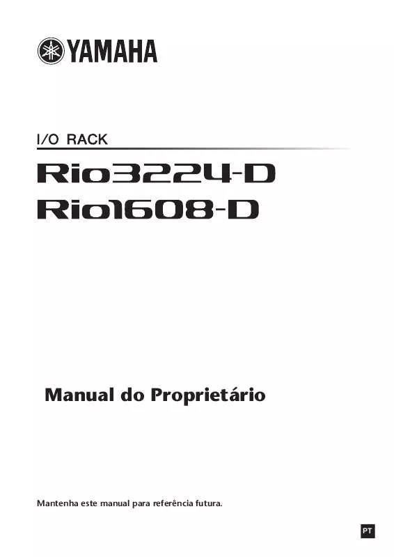 Mode d'emploi YAMAHA RIO1608-D