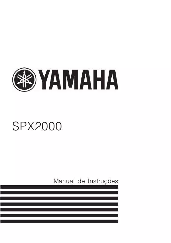 Mode d'emploi YAMAHA SPX2000