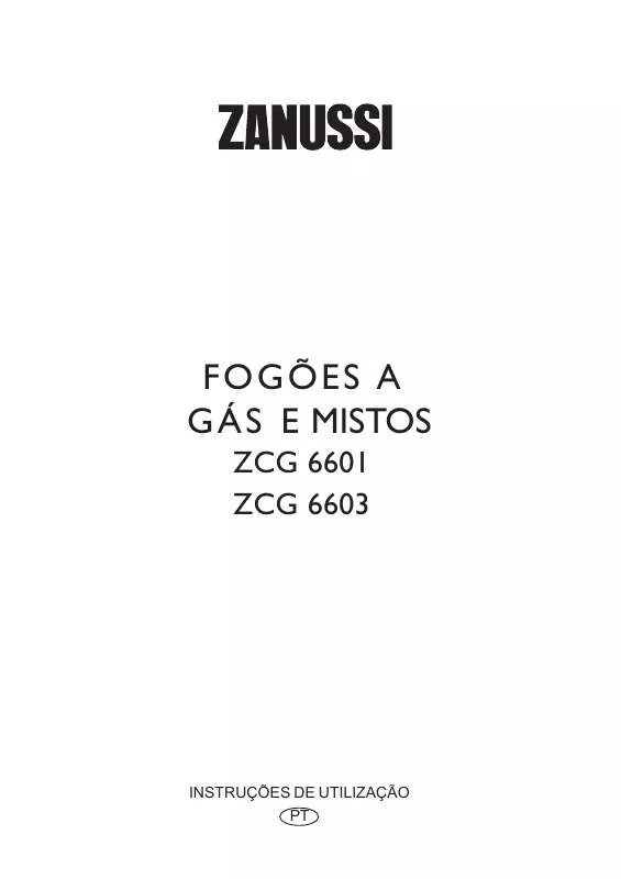 Mode d'emploi ZANUSSI ZCG6601W