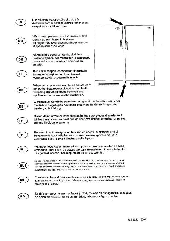 Mode d'emploi AEG-ELECTROLUX 1855-6FF-