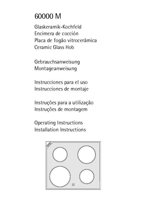 Mode d'emploi AEG-ELECTROLUX 60000M-MNAE5EURO