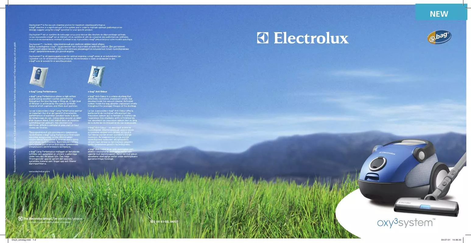 Mode d'emploi AEG-ELECTROLUX AOS 9352