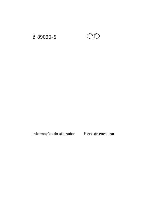 Mode d'emploi AEG-ELECTROLUX B89090-4