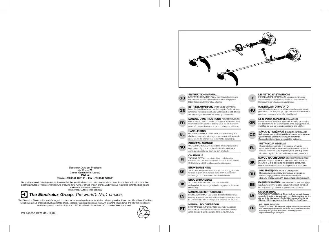 Mode d'emploi AEG-ELECTROLUX BRICOMARCHEBMD3800