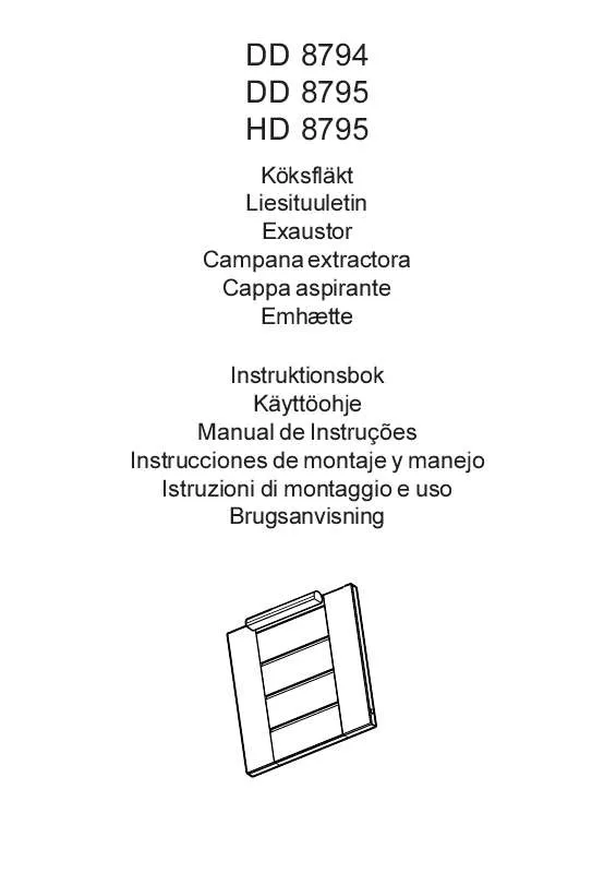 Mode d'emploi AEG-ELECTROLUX DD8765-M