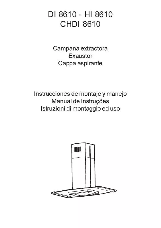 Mode d'emploi AEG-ELECTROLUX DI8610-M