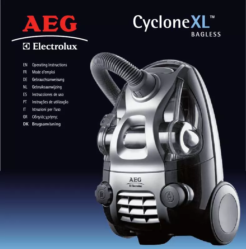 Mode d'emploi AEG-ELECTROLUX DINGO ACX 6203