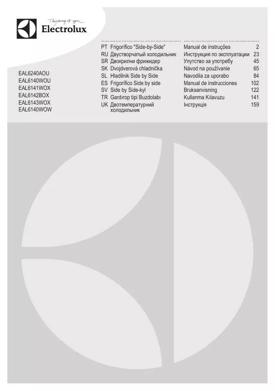 Mode d'emploi AEG-ELECTROLUX EAL6240AOU