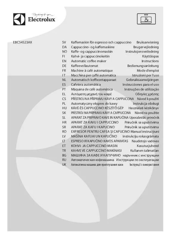 Mode d'emploi AEG-ELECTROLUX EBC54523AX