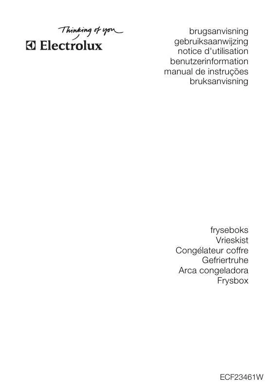 Mode d'emploi AEG-ELECTROLUX ECF23461W