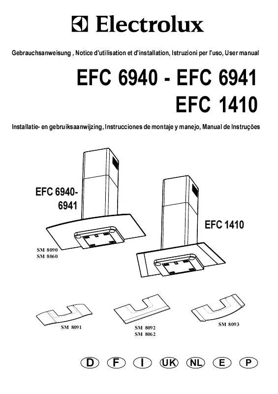 Mode d'emploi AEG-ELECTROLUX EFC6940-CH