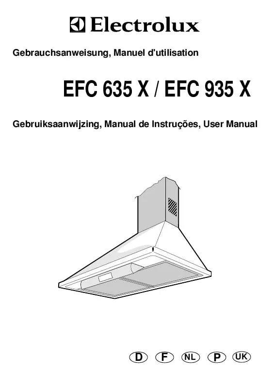 Mode d'emploi AEG-ELECTROLUX EFC935X