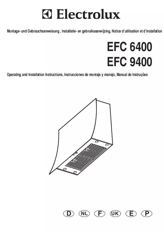 Mode d'emploi AEG-ELECTROLUX EFC9400X