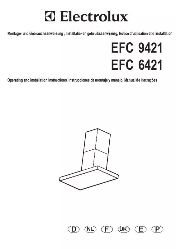 Mode d'emploi AEG-ELECTROLUX EFC9421X