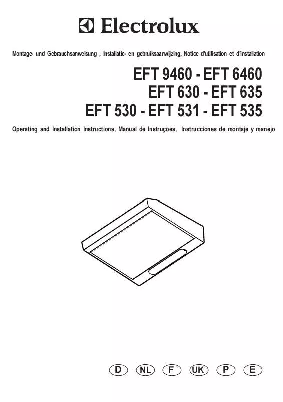 Mode d'emploi AEG-ELECTROLUX EFT530W