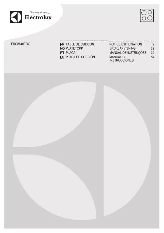 Mode d'emploi AEG-ELECTROLUX EHO8840FOG