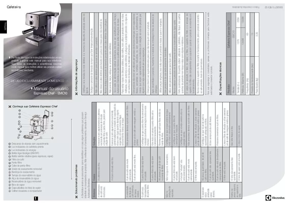 Mode d'emploi AEG-ELECTROLUX EMC10