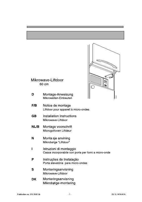 Mode d'emploi AEG-ELECTROLUX EML38000X