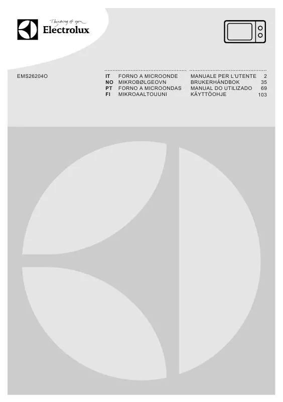 Mode d'emploi AEG-ELECTROLUX EMS26204OX